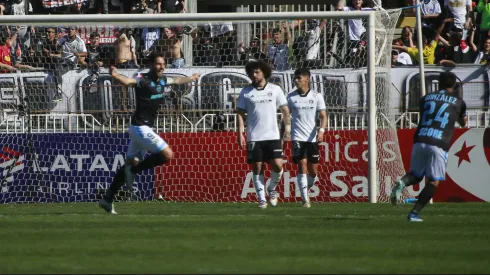 Tres goles marcó Joaquín Larrivey ante Colo Colo en Talca.
