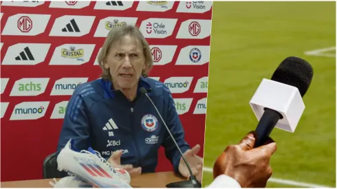 Ricardo Gareca tuvo un cruce con la prensa deportiva chilena.
