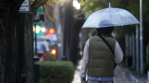 Lluvia en Santiago
