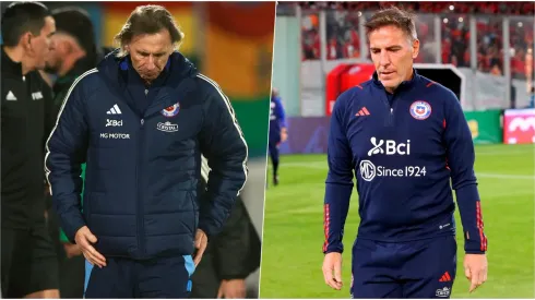 Ricardo Gareca tiene peores números en partidos oficiales con Chile que Eduardo Berizzo.
