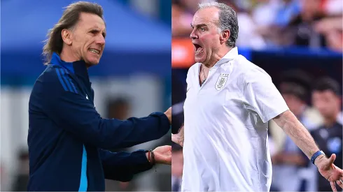 Ricardo Gareca y Marcelo Bielsa tuvieron una diferencia abismal para enfrentar un tema muy similar. 
