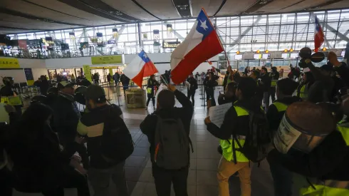 Huelga Aeropuerto.
