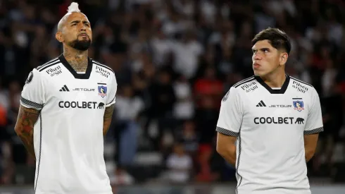 Arturo Vidal y Carlos Palacios, los mejores de Colo Colo en Copa Libertadores.
