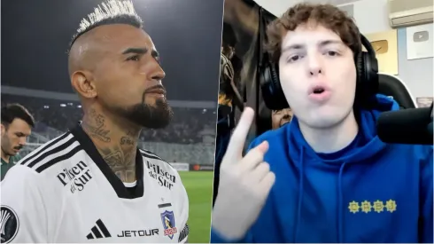 Arturo Vidal recibió el respaldo de Davoo Xeneize por sus provocaciones a River Plate.

