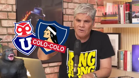 Guarello e hipotética final entre la U y Colo Colo al otro lado de la cordillera.
