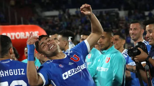 Fabián Hormazábal celebró el triunfo de la U.
