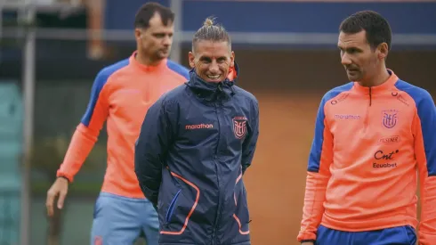 Sebastián Beccacece alerta con los espías en sus entrenamientos.
