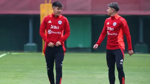 Los seleccionados de la U de Chile en la Roja.
