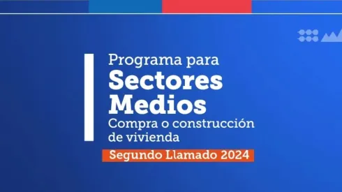 MINVU informó novedades con respecto al 2° llamado del DS1 sectores medios.
