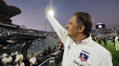 Aníbal Mosa celebró el triunfo de Colo Colo ante Palestino.
