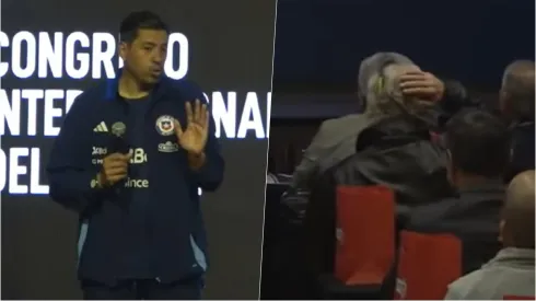 Nicolás Córdova se agarró con un hincha por pregunta sobre la regla del Sub 21.
