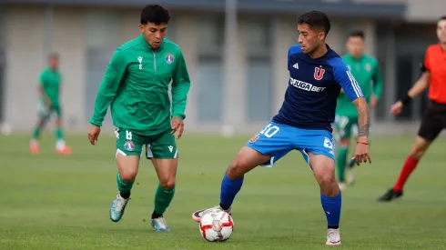 Lucas Assadi fue titular en el amistoso de la U ante Audax.
