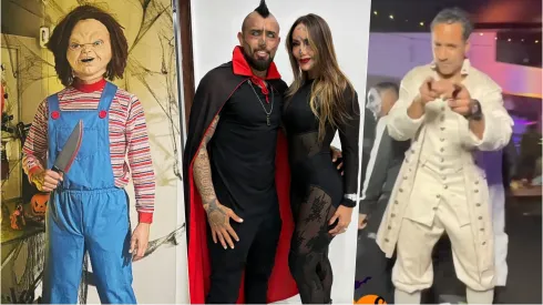 Los futbolistas chilenos la rompieron con sus disfraces de Halloween.
