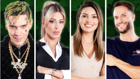 Este es el listado completo de rostros que estarán en el nuevo reality. 
