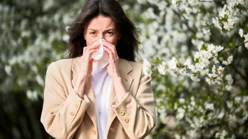 Alergia a la primavera.
