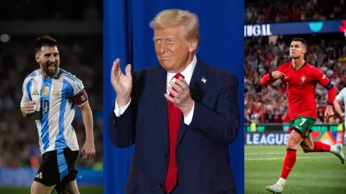 Donald Trump tiene marcada su preferencia futbolera.
