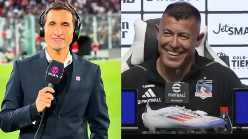 Daniel Arrieta le hizo una consulta a Almirón y hubo una risa en la respuesta. 
