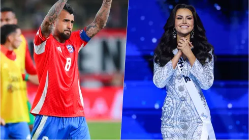 Emilia Dides le dio todo su apoyo a Chile para que gane esta noche ante Venezuela.
