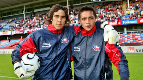 Bravo y Pinto compartieron por varios años en la selección chilena.
