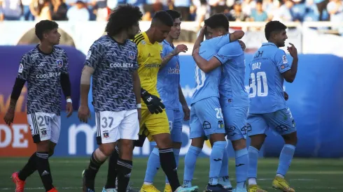 O'Higgins celebra ante Colo Colo.
