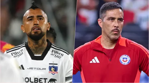 Arturo Vidal intentó convencer a Claudio Bravo
