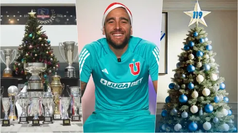 Los clubes del fútbol chileno celebran la Navidad.
