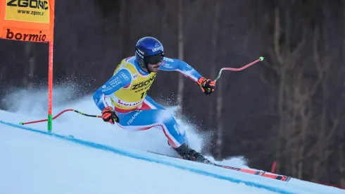 Cyprien Sarrazin, un día antes de su grave caída en Bormio.
