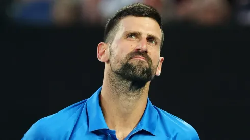 Novak Djokovic en el Australian Open 2025.
