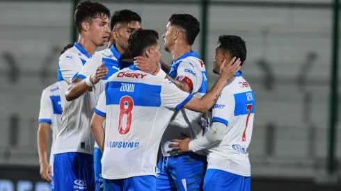 Universidad Catolica viene de ganar 3-1 Atletico Tucuman.<br />
Serie Rio de La Plata.<br />
El jugador de Universidad Catolica Fernando Zampedri, centro, celebra su gol contra Atletico Tucuman durante el partido amistoso por la Serie Rio de La Plata realizado en el estadio  Domingo Burgueno Miguel de Montevideo, Uruguay.<br />
14/01/2025<br />
FocoUy/Photosport
Football, Universidad Catolica vs Atletico Tucuman.<br />
Series Rio de La Plata.<br />
Universidad Catolica’s player Fernando Zampedri, center, celebrates his goal against of Atletico Tucuman during a Series Rio de La Plata at the Domingo Burgueno Miguel stadium in Montevideo, Uruguay.<br />
14/01/2025<br />
FocoUy/Photosport
