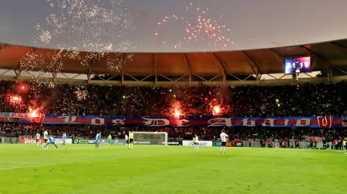 Los hinchas azules repletaron el Ester Roa de Concepción.
