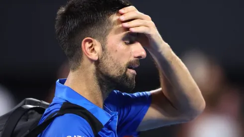 Djokovic se negó a dar entrevistas después del partido en el Abierto de Australia.
