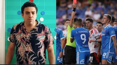 El comentarista deportivo se refirió a la expulsión del jugador de la U.
