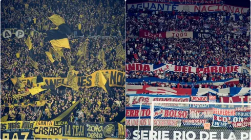 Peñarol y Nacional se enfrentaron a estadio lleno y con ambas hinchadas.
