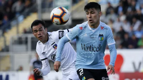 Tomás Alarcón vs Colo Colo.
