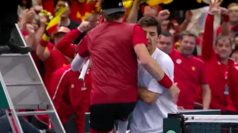 El golpe que sufrió Garin trajo polémica en la Copa Davis
