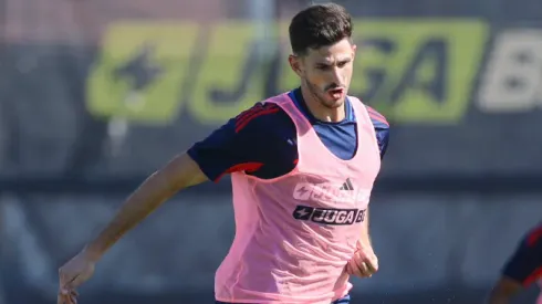 Lucas Di Yorio tuvo su primer entrenamiento con Universidad de Chile. 
