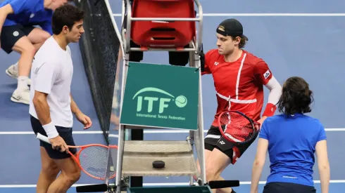 Bergs golpeó a Garin en la Copa Davis 
