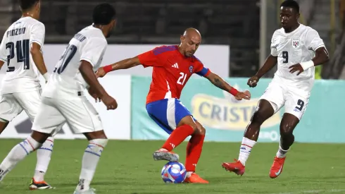 Marcelo Díaz sumó minutos ante Panamá.
