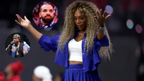 La tenista fue parte del show del medio tiempo de Kendrick Lamar. 
