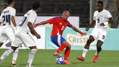 Marcelo Díaz sumó minutos ante Panamá.
