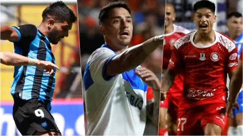 Altamirano, Zampedri y Mesías, los tres goleadores del 2024.
