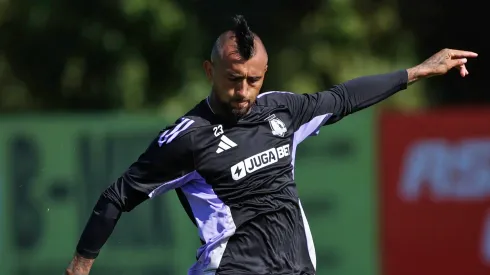 Vidal ha entrenado de manera diferenciada estos días. 
