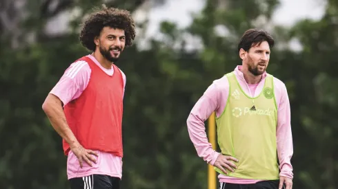 Falcón ya entrena con Messi
