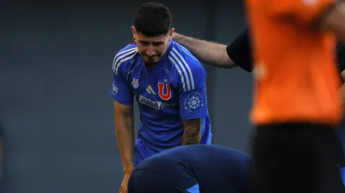 Nicolás Fernández se lesionó en el estadio de La Florida.
