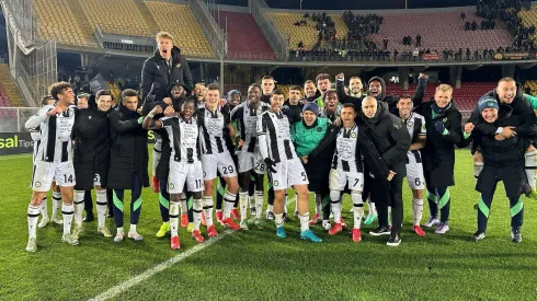 La polémica postal del Udinese tras el triunfo ante el Lecce
