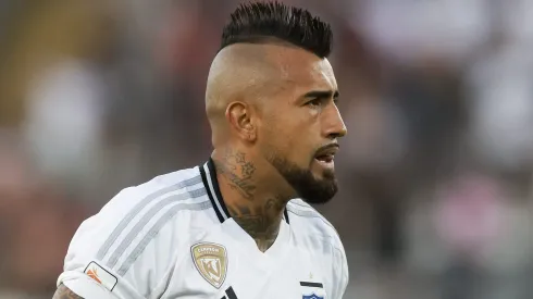 Vidal se retiró lesionado 
