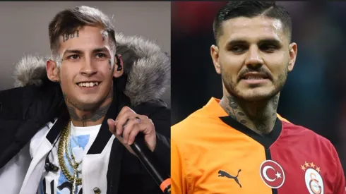 El artista urbano se lanzó con todo contra el futbolista. 
