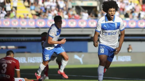 Eduard Bello marcó el único tanto del partido.
