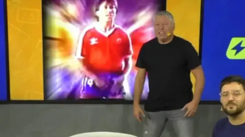 36 años después el Pato Yáñez repitió el gesto del Maracanazo.
