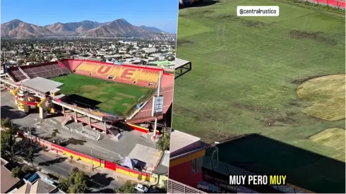Así luce la cancha del Santa Laura
